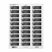 ヴィンテージのヤシの木のビーチ先ウェディングラベル ラベル (フルシート)