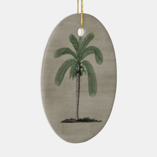 ヴィンテージのヤシの木 セラミックオーナメント (右)