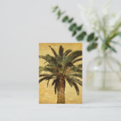 ヴィンテージのヤシの木-熱帯カスタマイズテンプレート 名刺 (スタンド正面)
