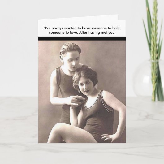 ヴィンテージのユーモアカード シーズンカード (正面)