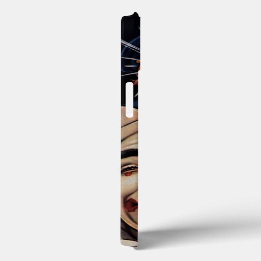 ヴィンテージのユーモア、笑うサーカスのピエロおよび警察 Case-Mate iPhoneケース (裏面 / 右)