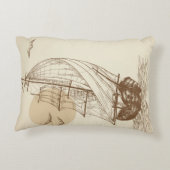 ヴィンテージのヨット アクセントクッション (裏面)