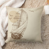 ヴィンテージのヨット クッション (ブランケット)