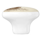 ヴィンテージのヨット セラミックノブ (側面)