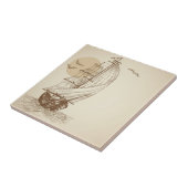 ヴィンテージのヨット タイル (側面)