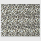 ヴィンテージのラインストーンのダイヤモンドのきらきら光るな鏡パターン ラッピングペーパー (フラット)