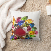 ヴィンテージのラインストーンの装飾用クッション クッション (ブランケット)