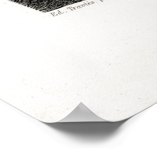 ヴィンテージのラクダイラストレーション ポスター (角)