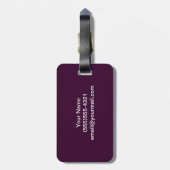 ヴィンテージのラクロスのお母さん ラゲッジタグ (裏面縦)