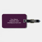 ヴィンテージのラクロスのお母さん ラゲッジタグ (裏面横)