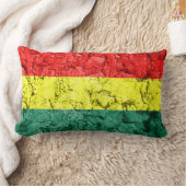 ヴィンテージのラスタの旗 ランバークッション (ブランケット)