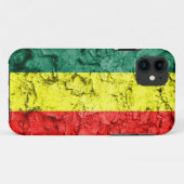 ヴィンテージのラスタの旗 Case-Mate iPhoneケース (裏面(横))