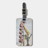 ヴィンテージのラスベガスネバダの印の荷物のラベル ラゲッジタグ (正面縦)