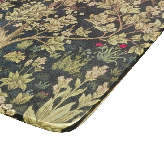 ヴィンテージのラファエロ前の画家ウィリアム・モリスの生命の樹 カッティングボード (角)