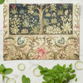 ヴィンテージのラファエロ前の画家ウィリアム・モリスの生命の樹 キッチンタオル (折り畳み)