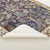 ヴィンテージのラファエロ前の画家ウィリアム・モリスの生命の樹 シェルパブランケット (3/4)