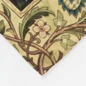 ヴィンテージのラファエロ前の画家ウィリアム・モリスの生命の樹 フリースブランケット (角)