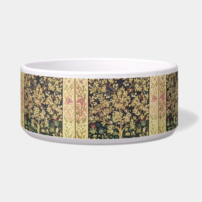 ヴィンテージのラファエロ前の画家ウィリアム・モリスの生命の樹 ボウル (右)