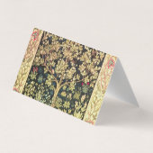 ヴィンテージのラファエロ前の画家ウィリアム・モリスの生命の樹 名刺 (裏面)