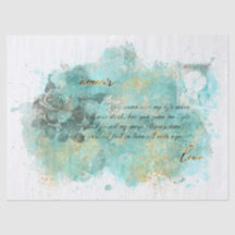 ヴィンテージのラブレターのティッシュペーパー