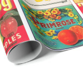 ヴィンテージのラベルのパターン ラッピングペーパー (ロールコーナー)