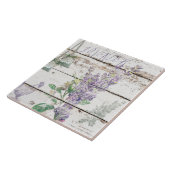 ヴィンテージのラベンダーの大きい陶磁器の写真のタイル タイル (側面)