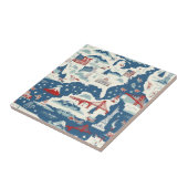 ヴィンテージのランドマークパターン(2) タイル (側面)