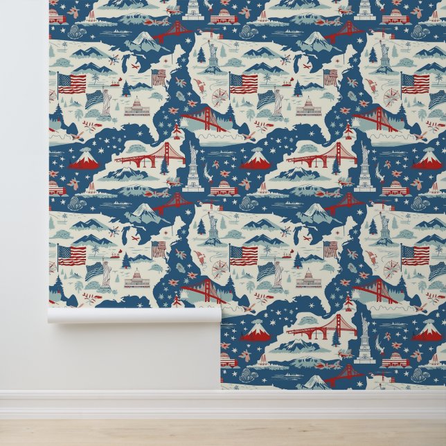 ヴィンテージのランドマークパターン(2) 壁紙 (アプリケーション)