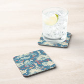 ヴィンテージのランドマークパターン(3) コースター (右側)