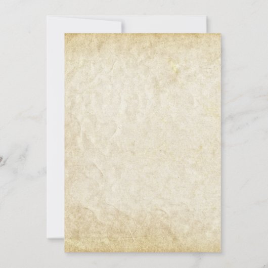 ヴィンテージのリハーサルの夕食の招待の華麗さの渦巻 招待状 (裏面)