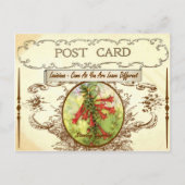 ヴィンテージのルイジアナの州花の郵便はがき ポストカード (正面)