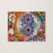 ヴィンテージのルイWainの花猫の芸術のパズル ジグソーパズル (横)