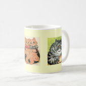 ヴィンテージのルイWain猫のギフトのマグ コーヒーマグカップ (正面右)