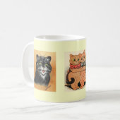 ヴィンテージのルイWain猫のギフトのマグ コーヒーマグカップ (正面左)