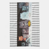 ヴィンテージのルイWain猫の夕食時の芸術のふきん キッチンタオル (縦)