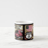 ヴィンテージのルート米国66 エスプレッソカップ (正面)