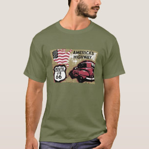 ヴィンテージのルート66 Tシャツ