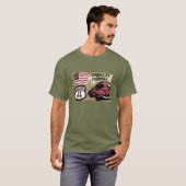 ヴィンテージのルート66 Tシャツ (正面フル)