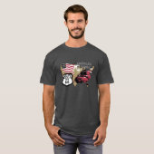 ヴィンテージのルート66 Tシャツ (正面フル)