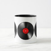 ヴィンテージのレコードのコーヒー・マグ マグカップ (中央)