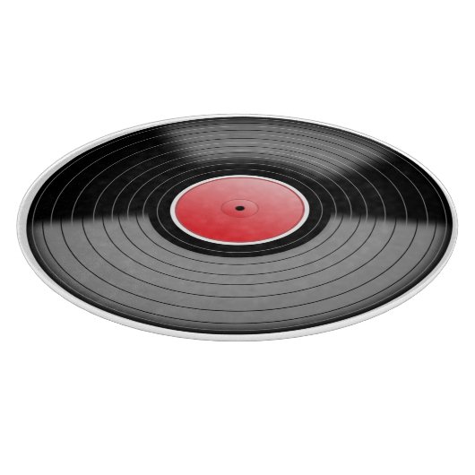 ヴィンテージのレコードの食品の調製板 カッティングボード (角)