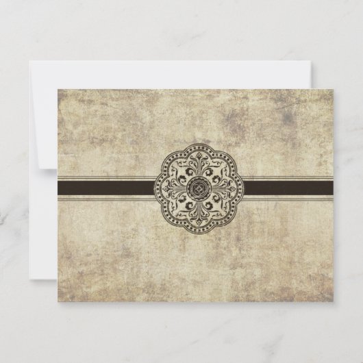 ヴィンテージのレコードプレーヤーの結婚式の保存日付の緑 セーブザデート (裏面)