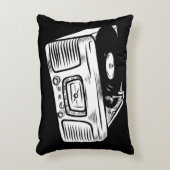 ヴィンテージのレコードプレーヤ アクセントクッション (正面(垂直))