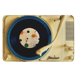ヴィンテージのレコードプレーヤ マグネット
