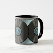 ヴィンテージのレコード マグカップ (正面右)