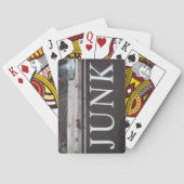 ヴィンテージのレッカー車のがらくたの印 トランプ (裏面)