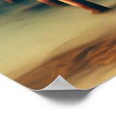 ヴィンテージのレトロな美少女プードル ポスター (角)