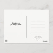 ヴィンテージのレトロな美少女プードル ポストカード (裏面)