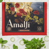 ヴィンテージのレトロのイタリアンなポスター キッチンタオル (折り畳み)