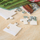 ヴィンテージのレトロのカップケーキおよびティーカップのバレンタインデー ジグソーパズル (側面)